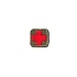 Шеврон с липучкой "Медицинский крест", маленький фото