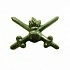 Эмблема петличная металл Сухопутные войска н/о фото