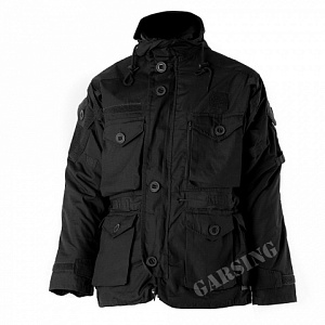 Куртка ГРУ со съемной флисовой подкладкой черная GSG-10
